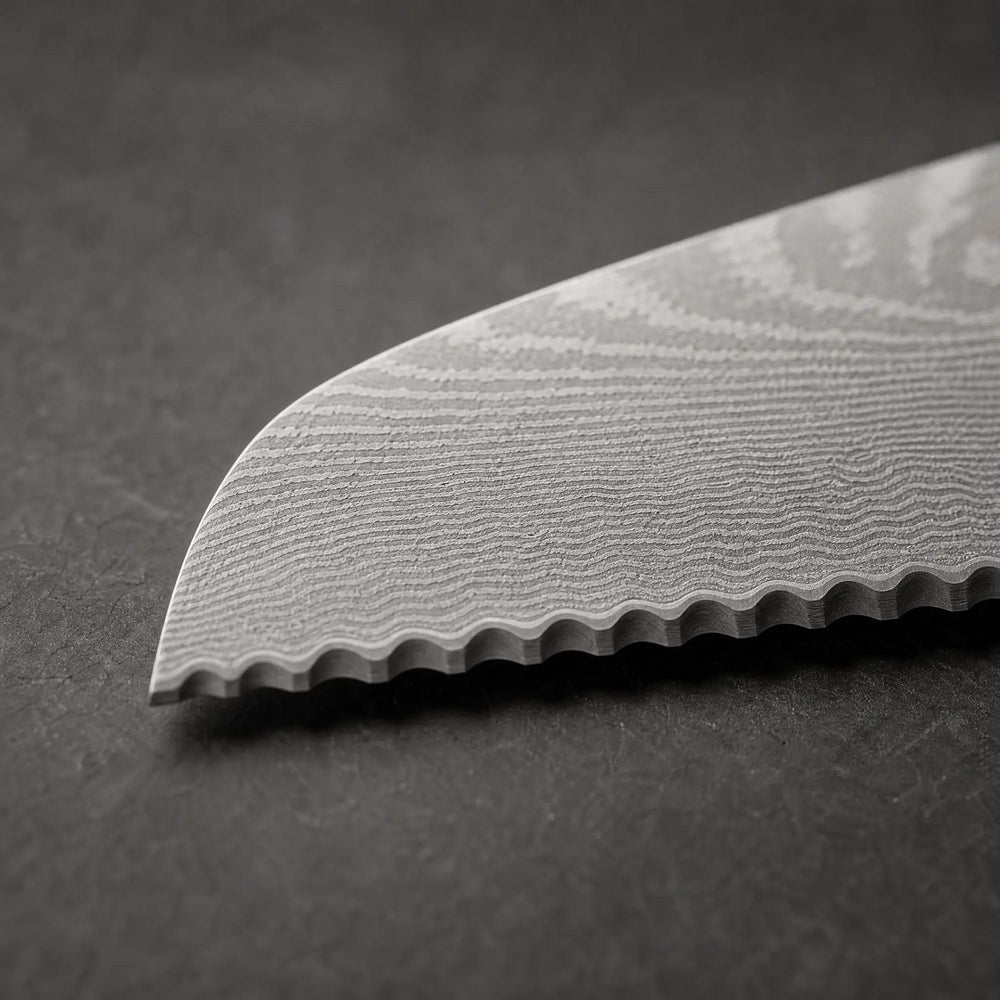 Damascus-Pattern Bread Knife 8", view 2