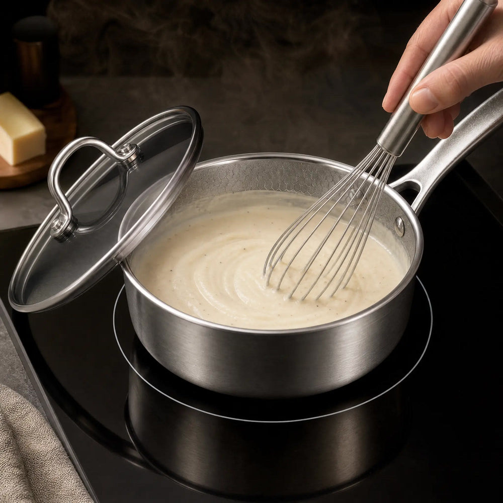 Saucepan 7" with Glass Lid, view 3