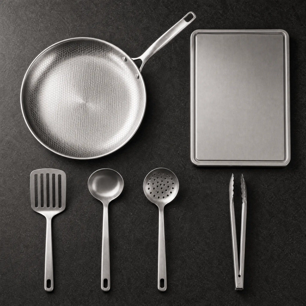 Starter Set: 11" Pan, Lid, Board and Utensils, view 2