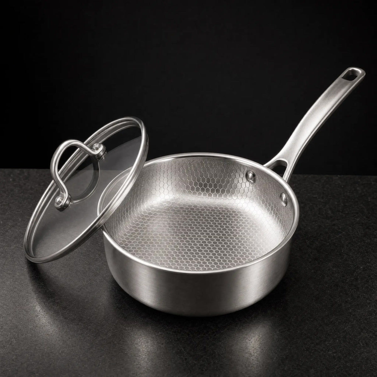 Saucepan 7" with Glass Lid, view 1