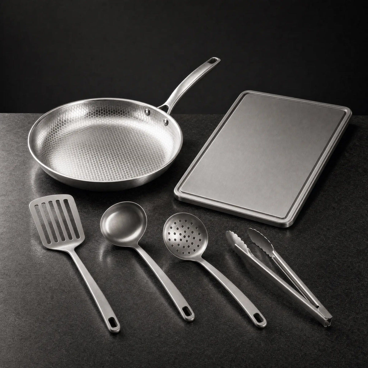 Starter Set: 11" Pan, Lid, Board and Utensils, view 1